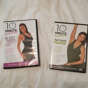 Two Pilates Videos Great Condition